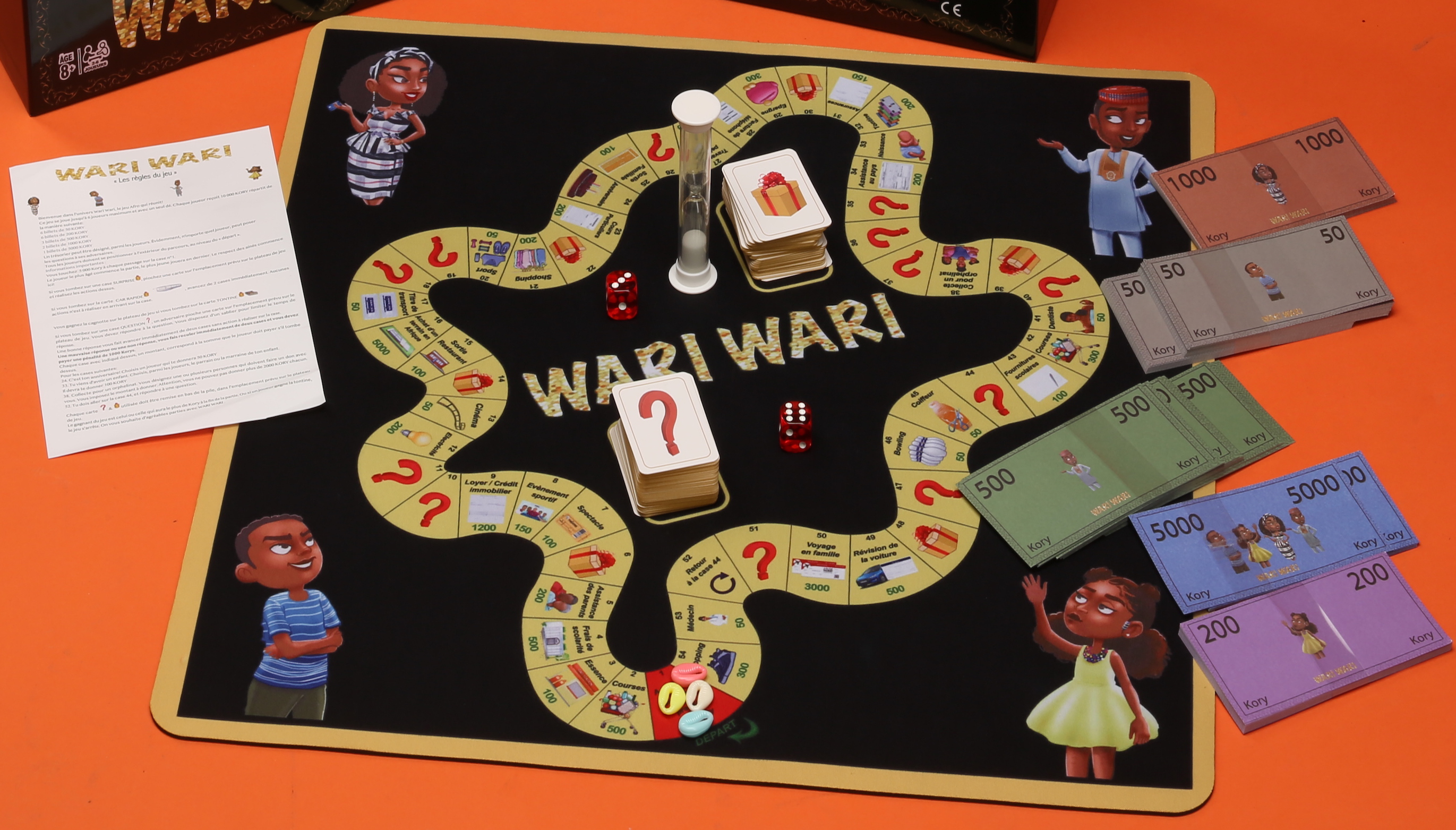 Le jeu afro Wari Wari